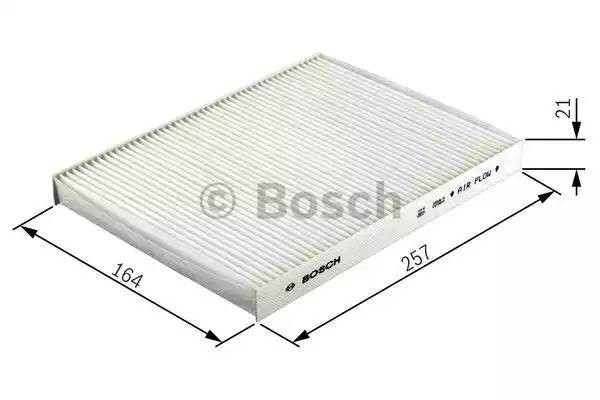 Фильтр воздушный салона FIAT Albea (97-) (1.0/1.9) BOSCH 1 987 432 183 BOSCH