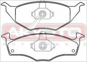 КОЛОДКИ ТОРМОЗНЫЕ ПЕРЕДНИЕ AKD1057 AKD-1057 AKYOTO