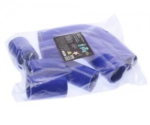 Патрубок УАЗ-452/469 дв.УМЗ-4215 (100 л.с)радиатора комплект 5шт. синий силикон  13017040 MEGA POWER