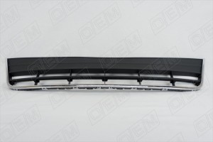 Решетка в бампер нижняя Volkswagen Tiguan 1 2011-2016, под накладку OEM3711 OEMPARTS