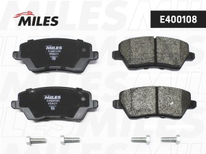 Колодки тормозные передние (Смесь Low-Metallic) NISSAN MICRA 03/RENAULT CLIO 05п E400108 MILES