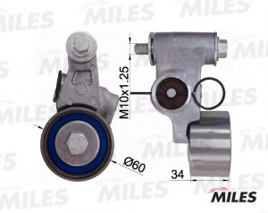 Натяжитель ремня ГРМ SUBARU LEGACY/FORESTER 1.6-2.0 96- AG01001 AG01001 MILES