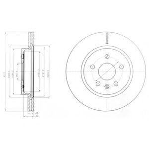 BG4190 диск тормозной задний!\ Opel Insignia 1.6-2.8i/2.0CDTi 08> BG4190 DELPHI