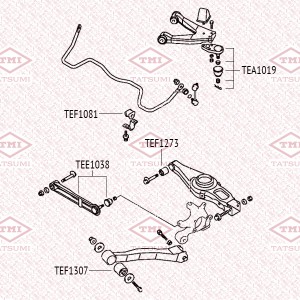 Рычаг задней подвески верхний L/R MITSUBISHI Pajero 00- TEE1038 TEE1038 TATSUMI