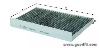 Фильтр салона угольный AG404CFC AG 404 CFC GOODWILL