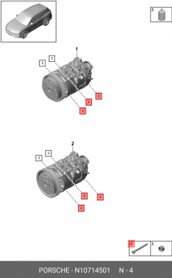 Болт с внутренним N10714501 N 107 145 01 VAG