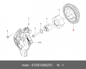 Полое колесо 51051040251 MAN