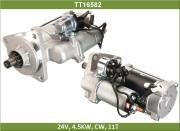 стартер! 24V 4.5KW CW 11t зубч. 40 mm\ DAEWOO, DOOSAN TT16582 TESLA TECHNICS