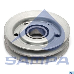 Шкив натяжителя Volvo TD100/101/102/103/120/121 (двухручейковый) 032118 SAMPA