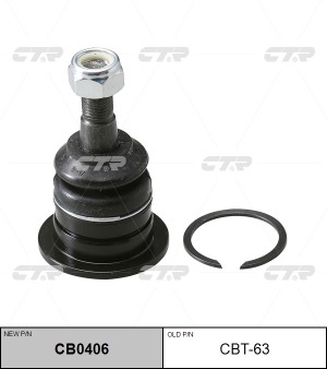 Опора шаровая TOYOTA Hilux (05-08) передняя верхняя левая/правая CTR CB0406 CTR