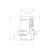 Фитинг прямой М14/10 (Sirit) 2800100801415 SIRIT