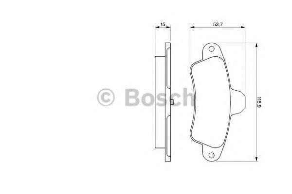 FORD MONDEO 93-00 0 986 424 277 BOSCH