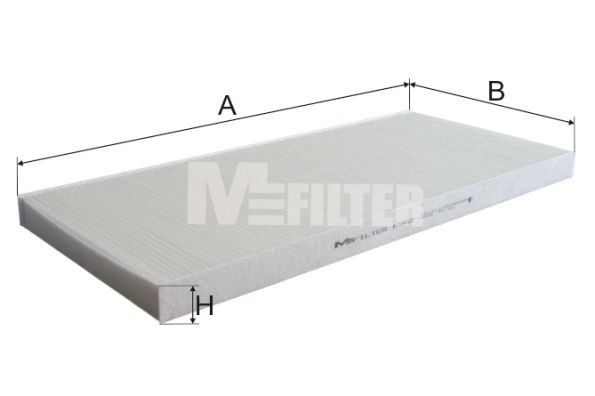 фильтр воздушный !кабины/отопителя 450x206x25 \IVECO Stralis K962 MFILTER AUTOMOTIVE FILTERS