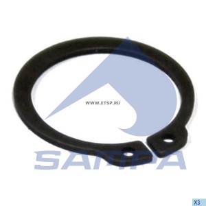 Кольцо стопорное MAN VOLVO SCANIA вилки сцепления SAMPA 106.254 SAMPA