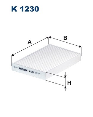 Фильтр салонный K1230 K1230 FILTRON
