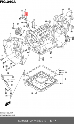 КОЛЬЦО ДАТЧИКА 24748-53J10 (135) 24748-53J10 SUZUKI