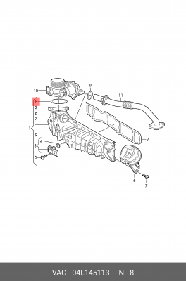 Прокладка 04L145113 04L 145 113 VAG
