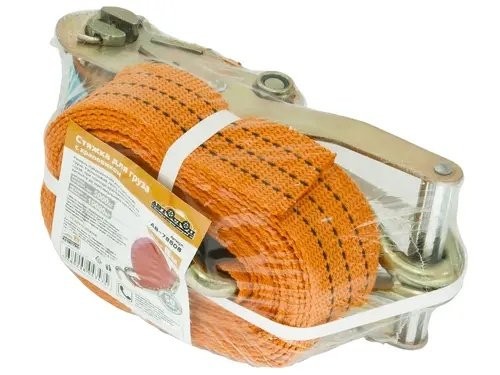 Стяжка крепления груза 10т 6м-50мм с храповиком АВТОСТОП AB78506 AVTOSTOP