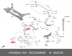 Шайба 55223-3M000 552233M000 HYUNDAI KIA