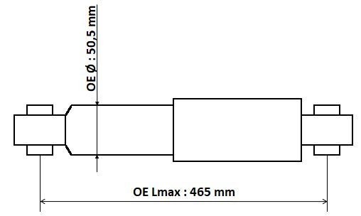 Амортизатор подвески Excel-G Citroen Jumper III [2006-...], Relay [2006-...] / F 345700 KAYABA