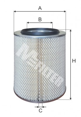 фильтр воздушный ! H330 D227 d117 \Volvo/RVI 133 14TS/133 14TX/103 14 TX/113 14T A157 MFILTER AUTOMOTIVE FILTERS