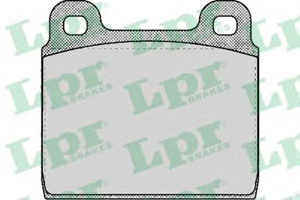Комплект тормозных колодок 05P109 05P109 LPR