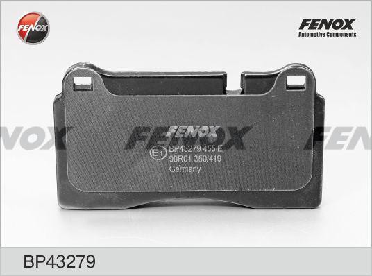 Колодки тормозные дисковые передние BP43279 FENOX