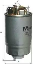 фильтр топливный!\ VW T3/T4/Golf/Passat 1.6TD/1.9D-TDi 87>,Seat Ibica/Toledo 1.9 DF327 MFILTER AUTOMOTIVE FILTERS