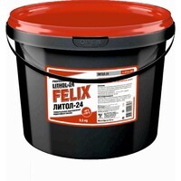 Смазка литол-24 "FELIX" (9,5 кг) (ведро) 411041037 FELIX