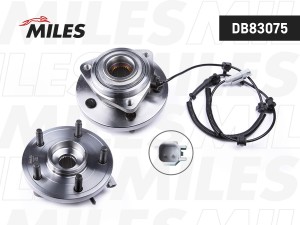 Ступица колеса передняя с подшипником JEEP GRAND CHEROKEE III/COMMANDER 05-10 (S DB83075 MILES