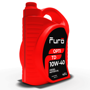 Furo OPTI TD 10W40 (4,5L) масло моторное! полусинт.\ API CF-4, МВ 229.1, VW 501. 10W40FR017 FURO