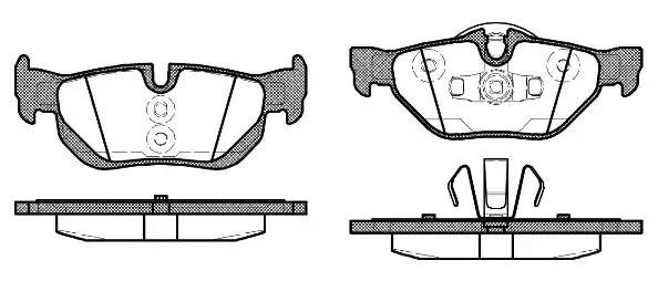 1145 10 GDB1626=FDB1807 [34216774692] !колодки дисковые з.\ BMW E87/E82/E88/X1 2 1145.10 REMSA
