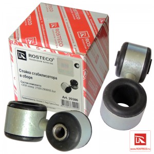 Стойка стабилизатора для а/м ВАЗ 2192 "Rosteco" (2 шт.) 20386 ROSTECO