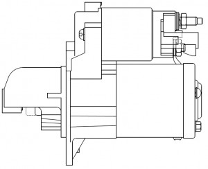 Стартер для а/м Chevrolet Captiva C140 (10-)/Opel Antara (10-) 3.0i 1,3кВт (LSt  LST 0502 START VOLT