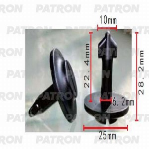 КРЕПЕЖ ЗАЩИТЫ AUDI 100/A4/A8/PASSAT B5 P370321 PATRON