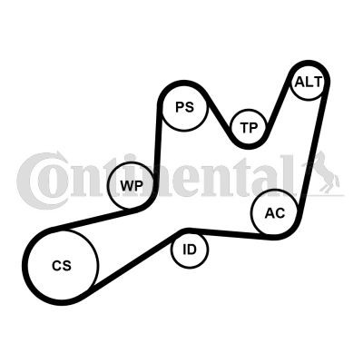 рем.к-кт ГРМ!\ Suzuki Baleno/Swift/Vitara/X-90 1.6 V16 89-99 CT757K1 CONTITECH