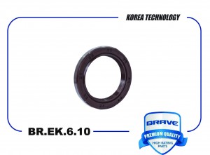 Сальник коленвала задний 1805715 BR.EK.6.10 Focus II 40*55*8 BREK610 BRAVE