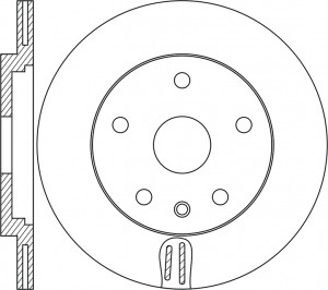 Диск тормозной FORD Explorer (13-) задний (1шт.) NIBK RN1674 NIBK