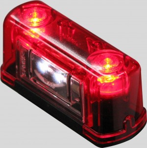 Фонарь освещения номерного знака освещение номерного знака, зад. габаритный огон 245 WAS