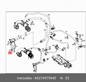 УПЛОТНИТЕЛЬНОЕ КОЛЬЦО ПРОБКА 0219975945 A  0219975945 MERCEDES BENZ