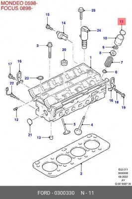 ШАЙБА 0 300 330 FORD