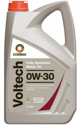 COMMA 0W30 Voltech (5L) масло моторное! синт API SL, ACEA A5/B5 VTC5L COMMA