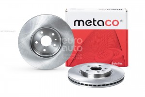 Диск тормозной передний вентилируемый 3050269 METACO