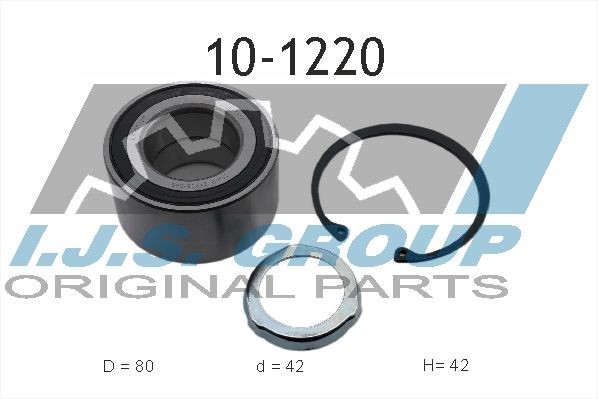 к-кт подшипника ступ. зад!\ BMW E28/E34/E23/E32 all 81-97 101220 IJS GROUP