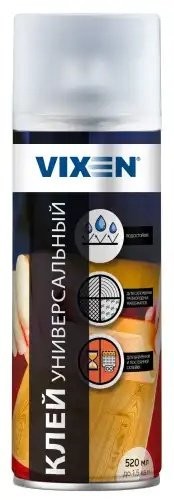 Клей-аэрозоль универсальный 520мл VIXEN VX90015 VIXEN