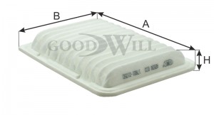 Фильтр воздушный AG538ECO AG 538 ECO GOODWILL