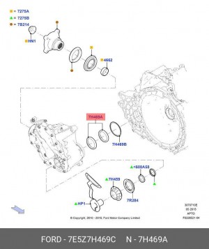 Сальник раздатки 7E5Z7H469C 7E5Z 7H469-C FORD