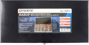 набор для восстановления резьбы M5-M12! 131 пр.\ TRIS131 THORVIK