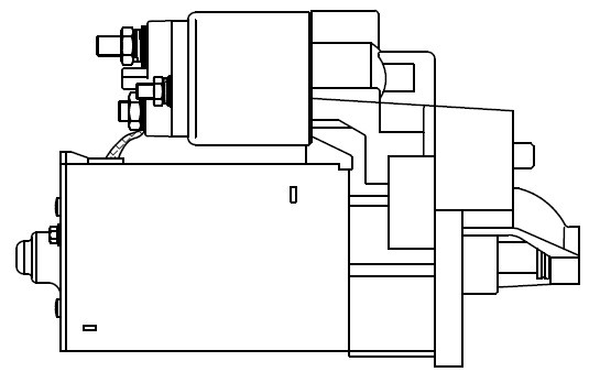 Стартер для а/м Volvo XC90 (02-)/XC70 II (07-)/S80 II (06-) 3.2i 1,4кВт (LSt 104 LST 1045 START VOLT