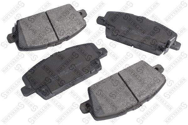 колодки дисковые передние! с антискрип. пл.\ Honda Civic VII 1.3/1.4/1.8i/2.2CDT 000-073B-SX STELLOX